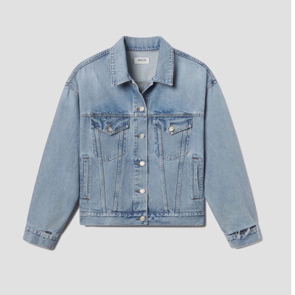 Agolde Stefano Blue Denim Jacket